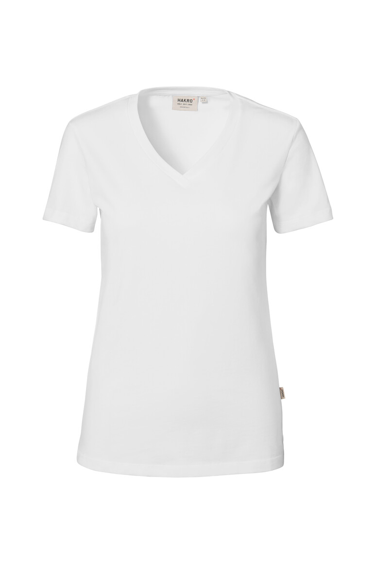 Damen V-Shirt Stretch