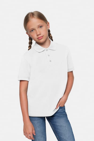 Kinder Poloshirt Bio-Baumwolle