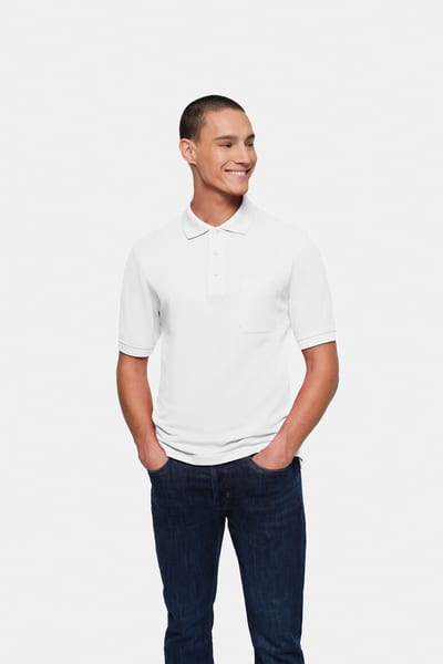 Pocket-Poloshirt Top
