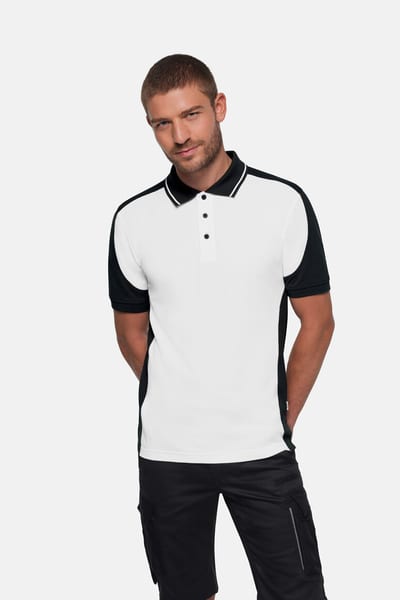 Poloshirt Contrast MIKRALINAR® ECO