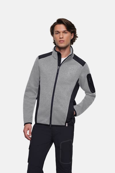 Strickfleecejacke