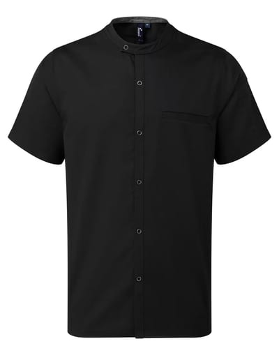 Chef-Kochjacke mit kurzen Ärmeln