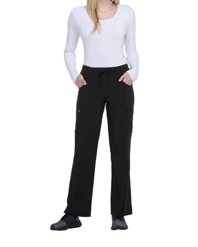 Damenhose mit mittlerem Bund und Kordelzug