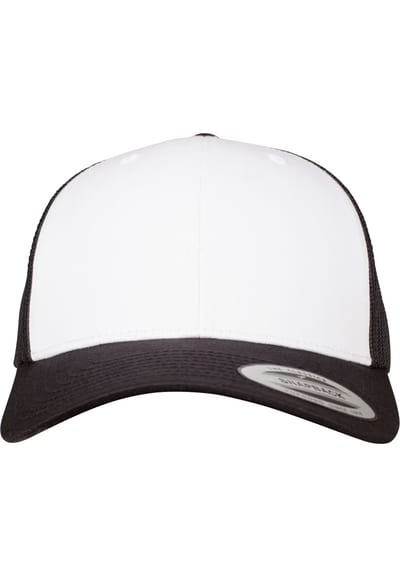 Kappe Retro Trucker mit farbiger Vorderseite