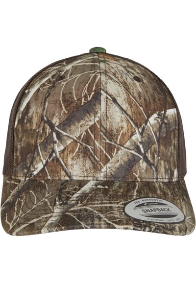 Retro Trucker Cap Camouflage Baum