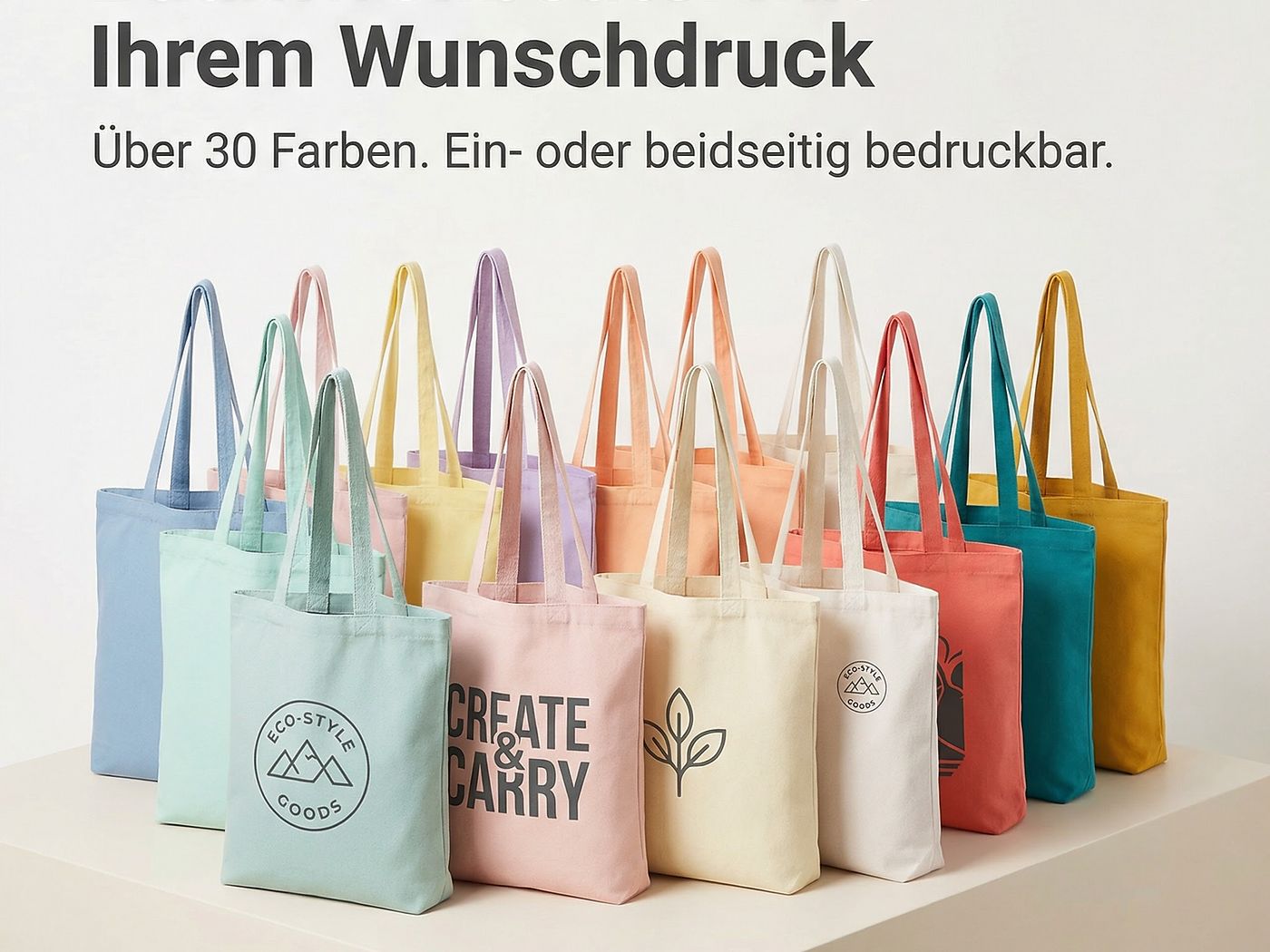 Baumwollbeutel bedrucken lassen – der nachhaltige Werbeartikel für Unternehmen