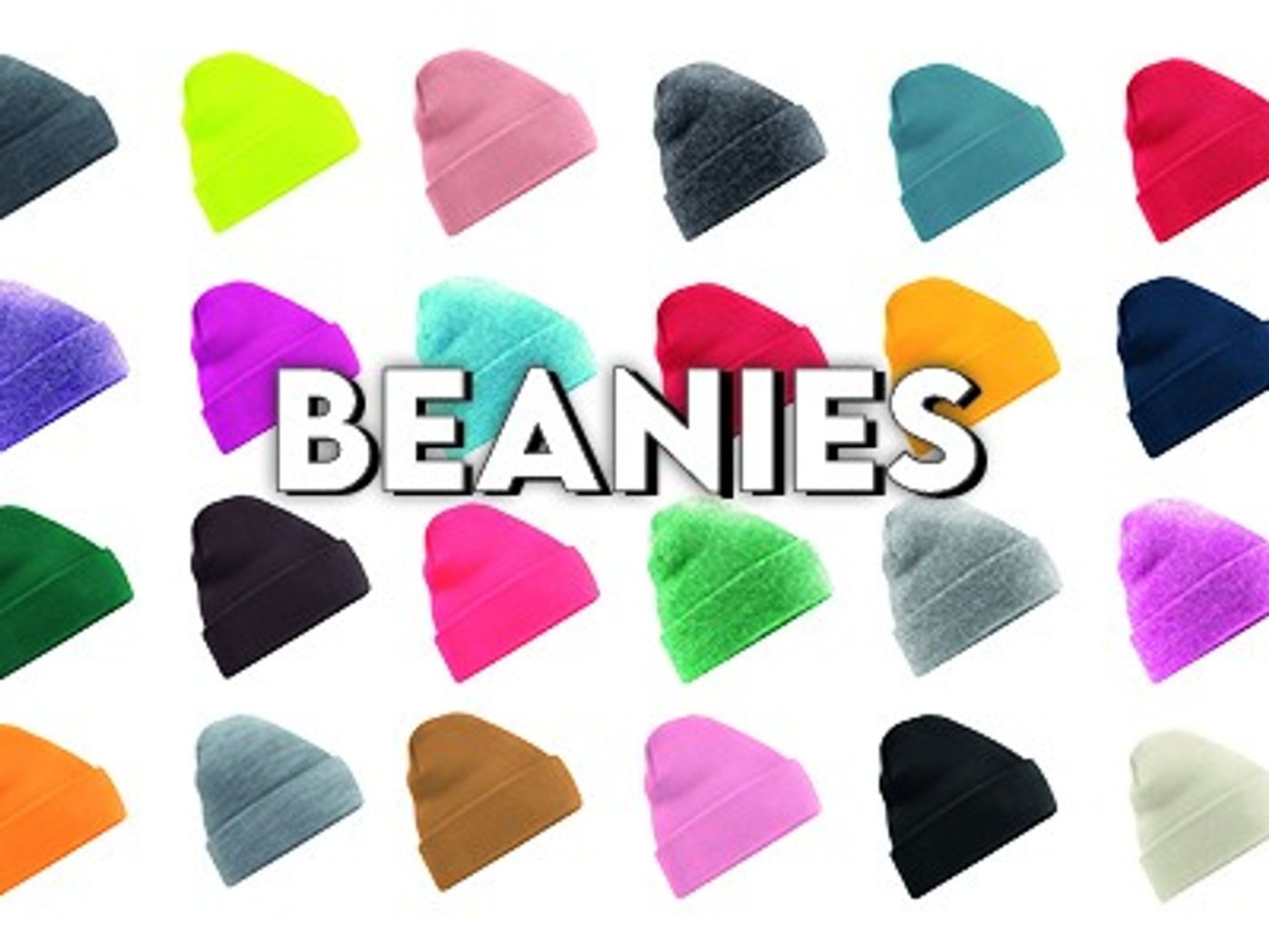 bestickte Beanies / Wintermützen